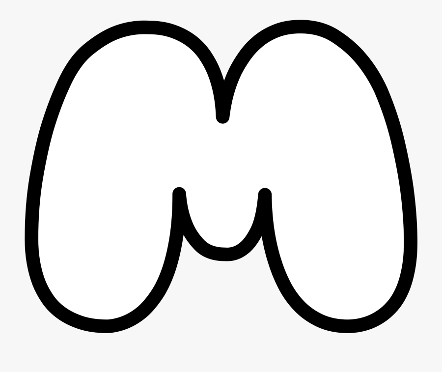 Letter M Png - Make A Bubble Letter M, Transparent Clipart