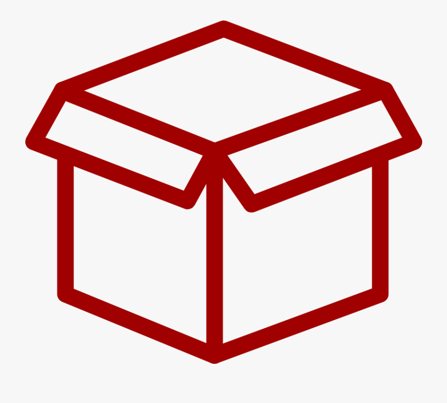 Box Open Icon, Transparent Clipart