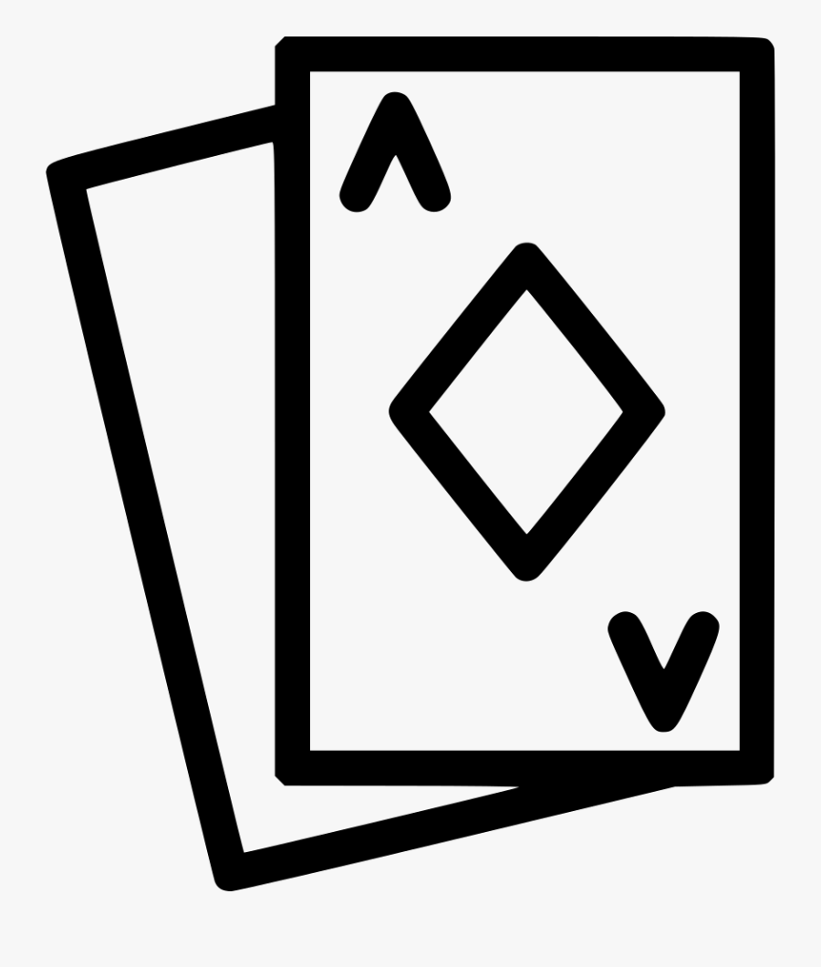 Playing Cards Ace Poker Heart Spades Game Comments - Card Game Font Icon, Transparent Clipart