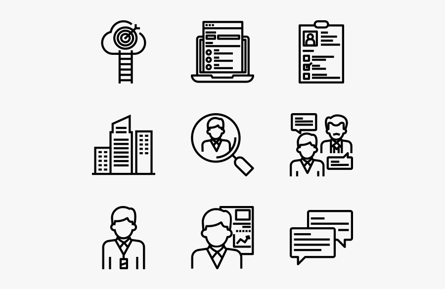 Employee Appraisal - Qr Code Icon, Transparent Clipart