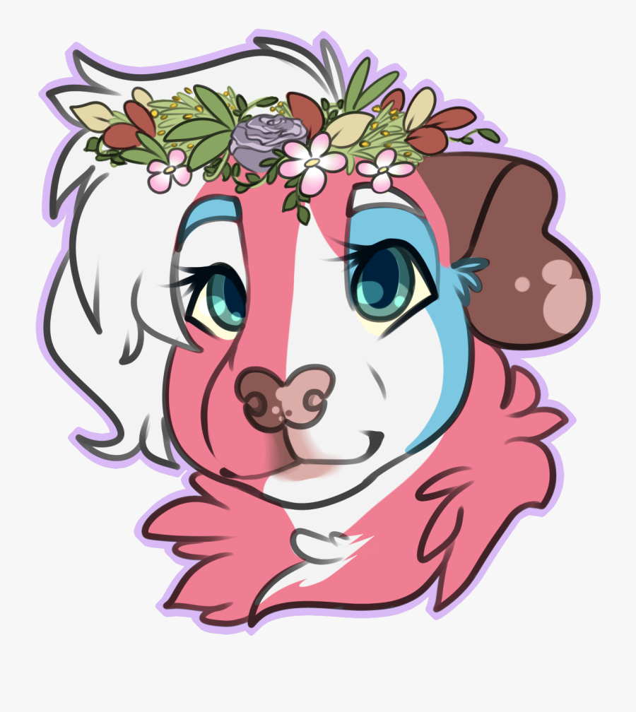 Guinea Pig Badge Headshot - Cartoon , Free Transparent Clipart - Clipartkey