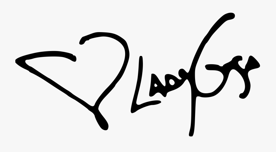 Lady Gaga Clipart - Signature Lady Gaga, Transparent Clipart