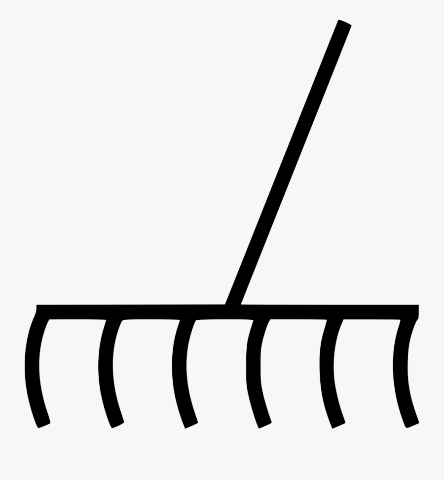 Garden Rake, Transparent Clipart