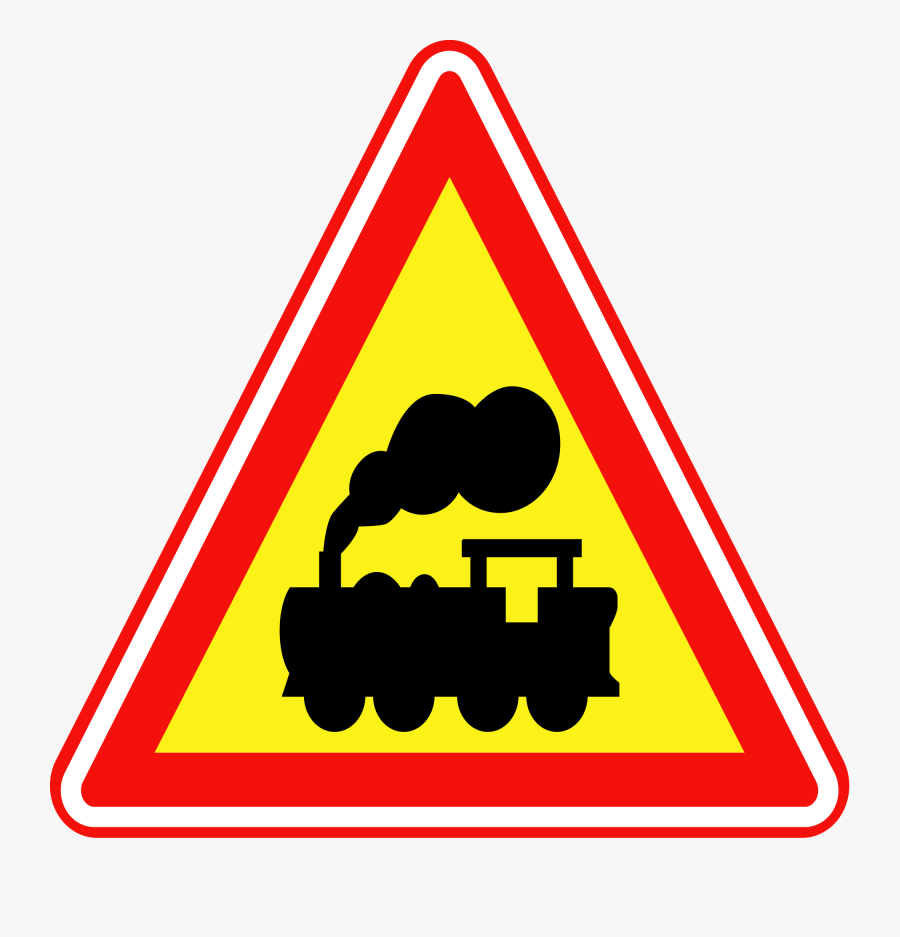 Korean Traffic Sign - Railway Station Sign Board, Transparent Clipart