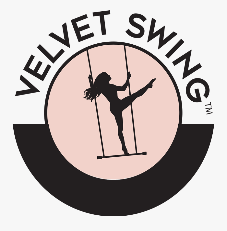 Velvet Swing Logo, Transparent Clipart