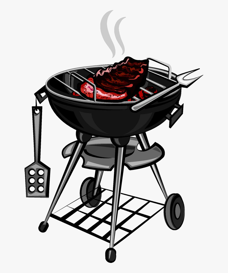 Transparent Grill Silhouette Png - Barbecue Grill, Transparent Clipart