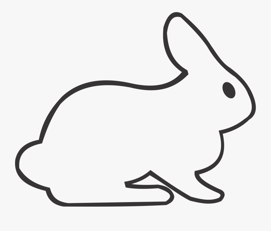 Rabbit - Rabbit To Color Transparent, Transparent Clipart