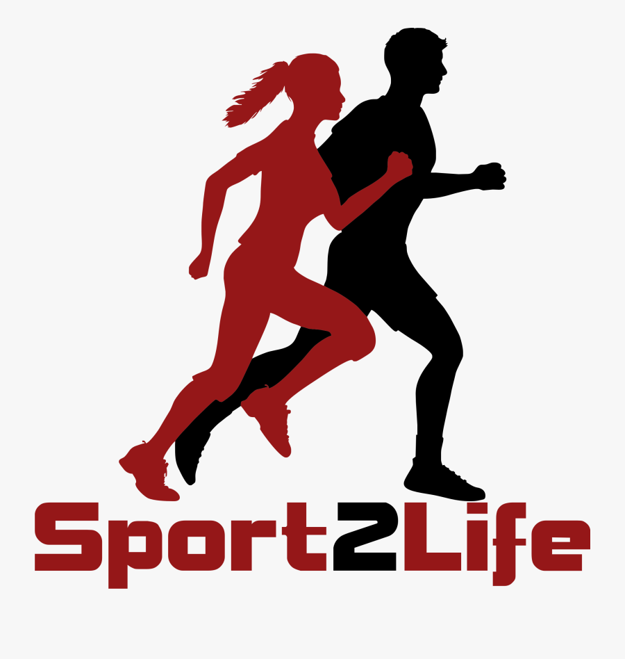 Running Silhouette Computer Icons Clip Art - Running Man And Woman Silhouette, Transparent Clipart