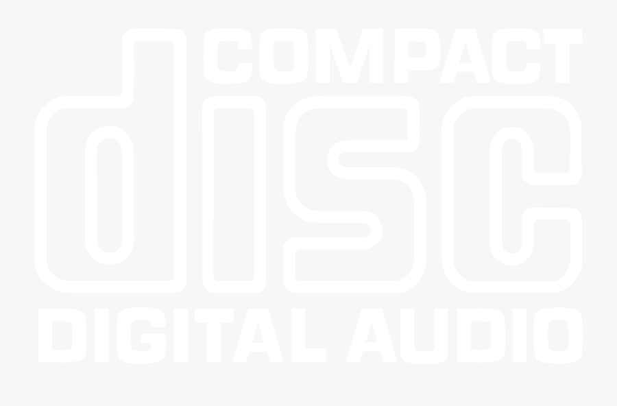 Transparent Compact Disc Logo Png - Compact Disc Logo White Png, Transparent Clipart