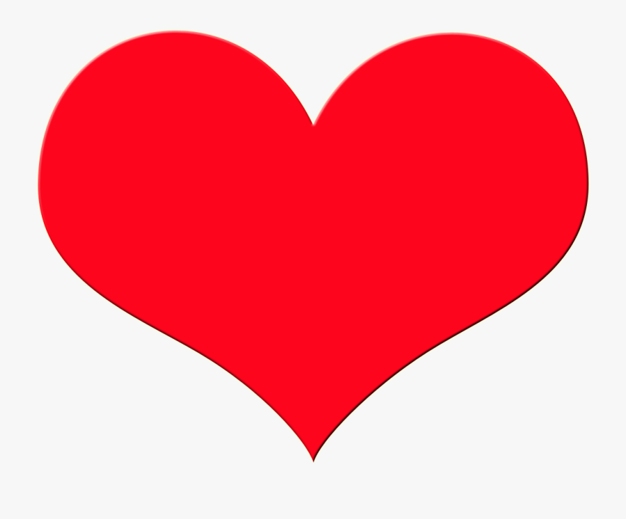 Heart Emoji White Background, Transparent Clipart