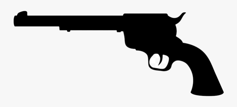 Nerf Gun Silhouette At Getdrawings Com Free For Clip - Revolver Silhouette Clip Art, Transparent Clipart