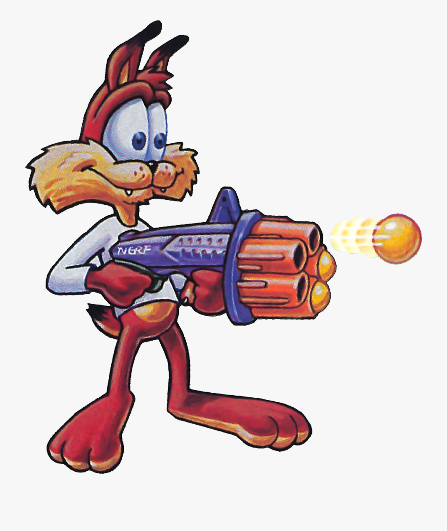 Bubsy With Gun, Transparent Clipart