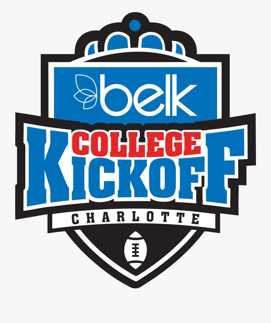 Belk-kickoff Game Logo - 2018 Belk College Kickoff, Transparent Clipart