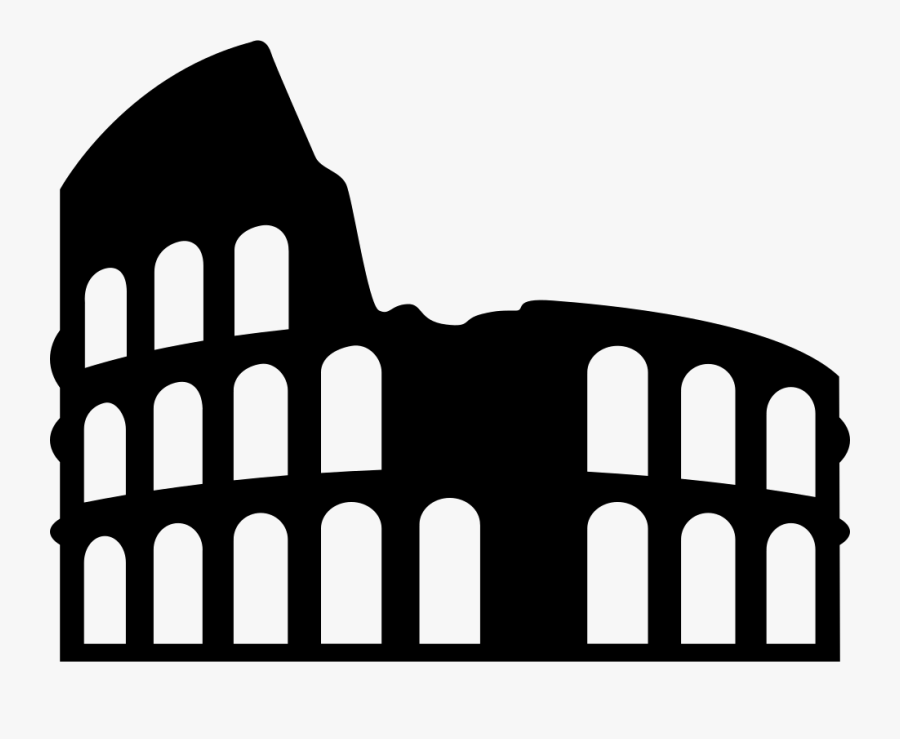 Colosseum Rome Png Pic - Rome Icon Transparent Background, Transparent Clipart