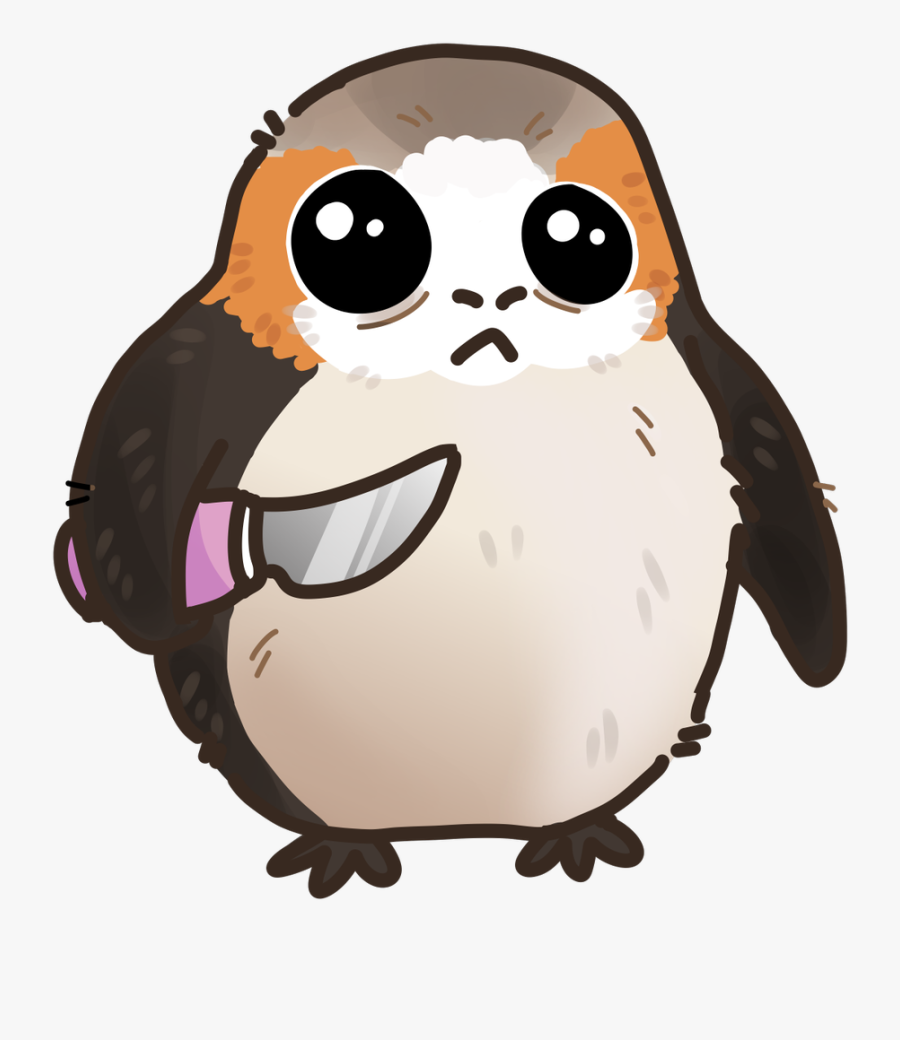 Porg Drawing - Porg Drawing Easy, Transparent Clipart