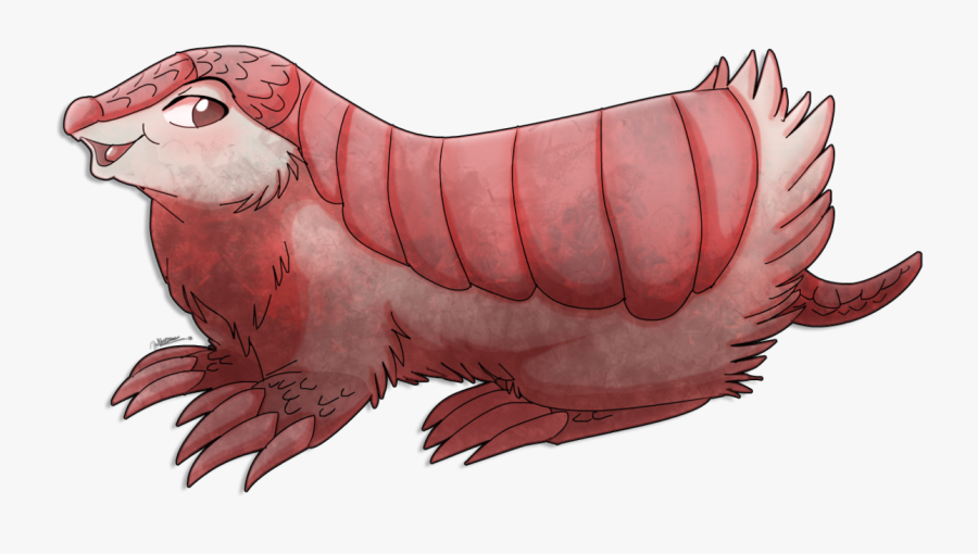 Cartoon Pink Fairy Armadillo, Transparent Clipart