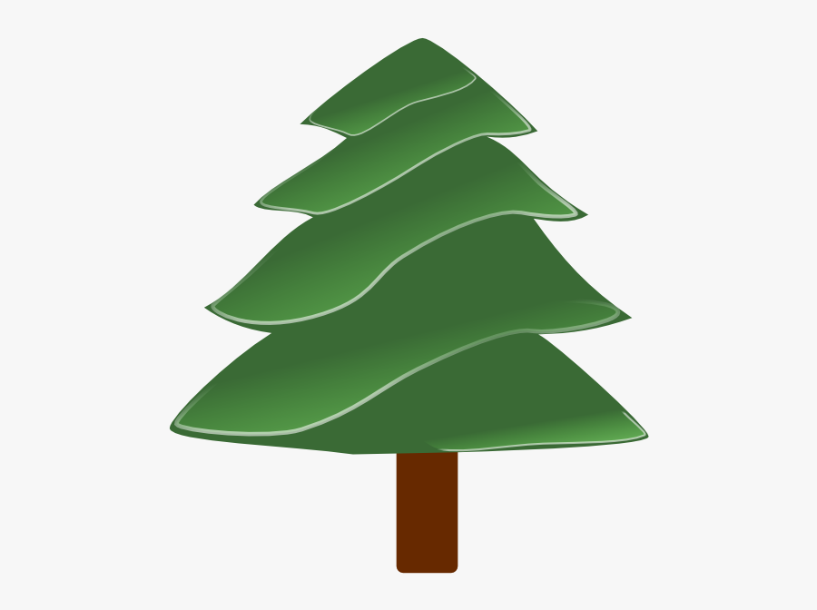 Clip Art Christmas Tree Green, Transparent Clipart