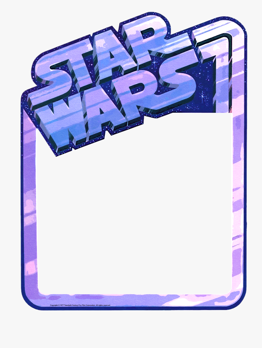 Star Wars Vintage Frame, Transparent Clipart