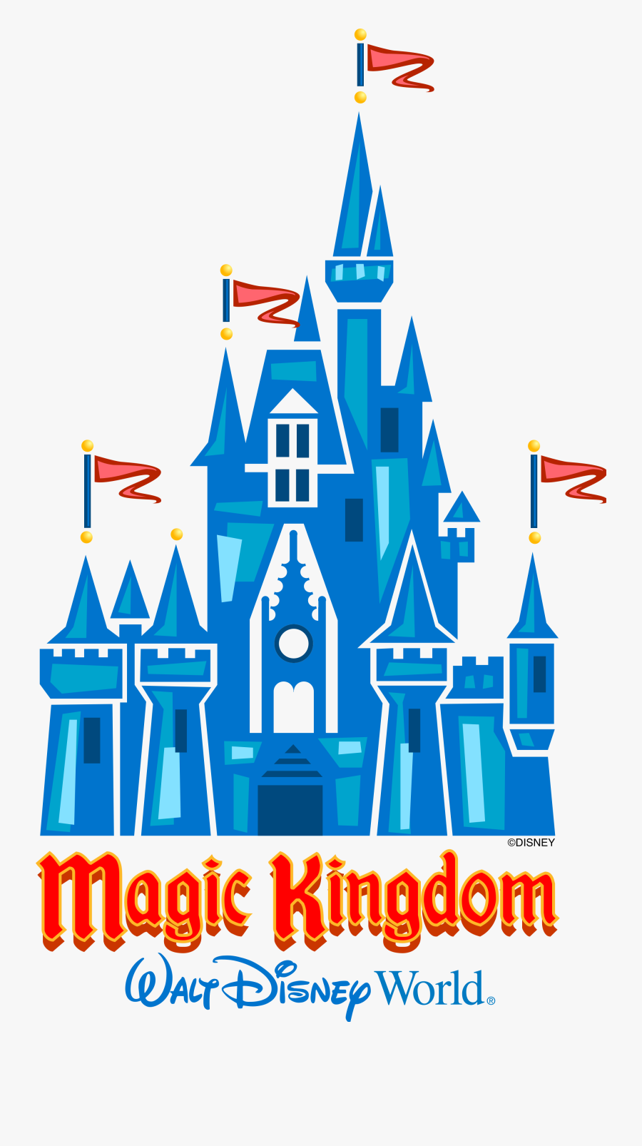 Disneyland Clipart Magic Kingdom - Disney Magic Kingdom Logo , Free