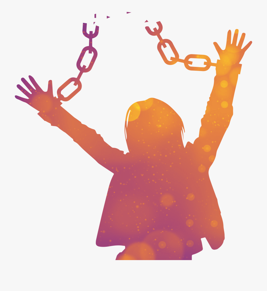 People Being Chained, Transparent Clipart