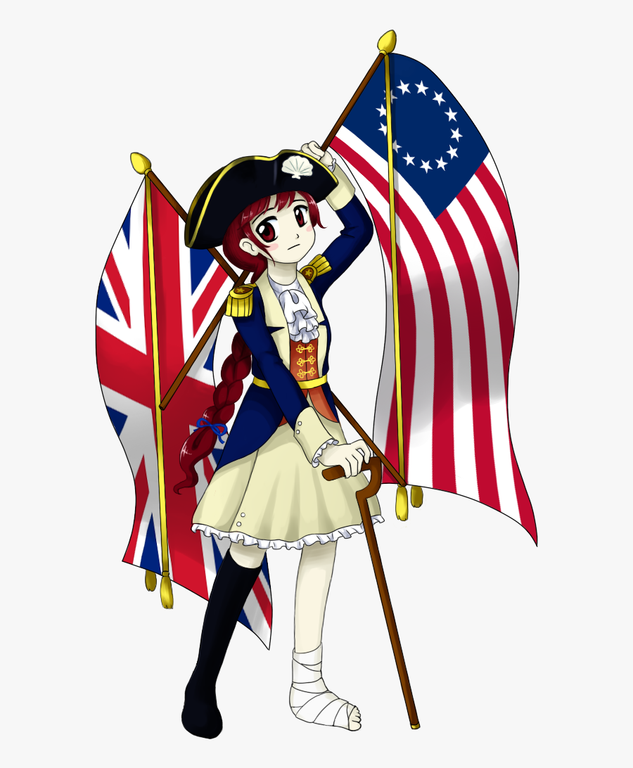 Revolutionary War Anime Girl Clipart , Png Download - Patriots American Revolution Uniforms, Transparent Clipart