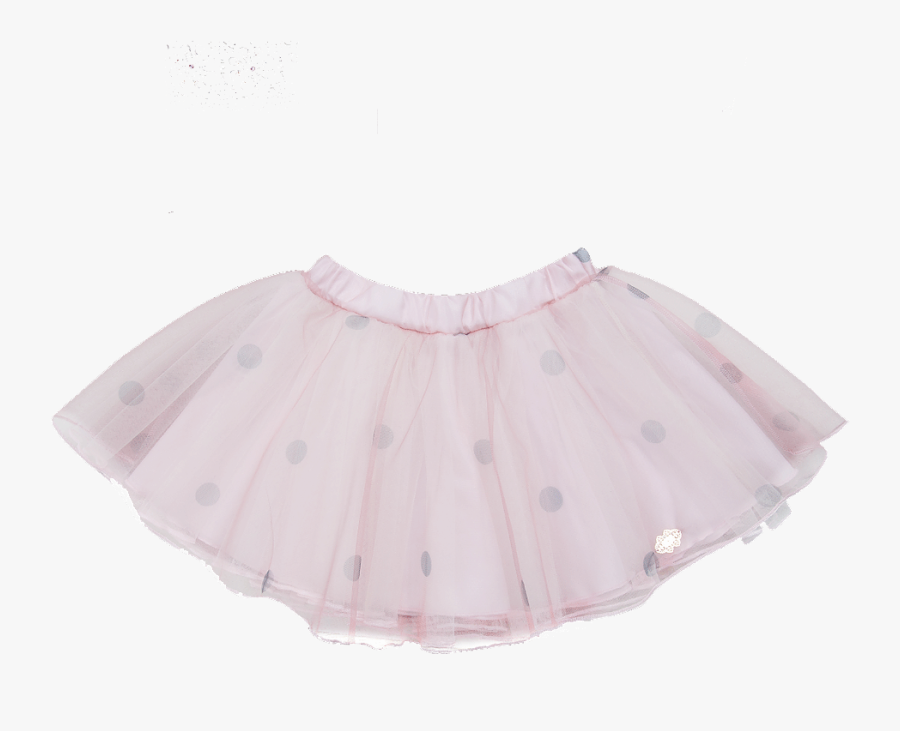 Clip Art Saia Rosa Bolinhas Infantil - Miniskirt, Transparent Clipart