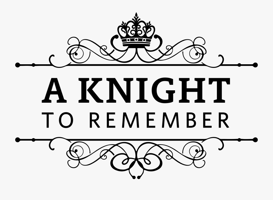A Knight To Remember Logo Black Crop - Knight Energy Services Logo, Transparent Clipart
