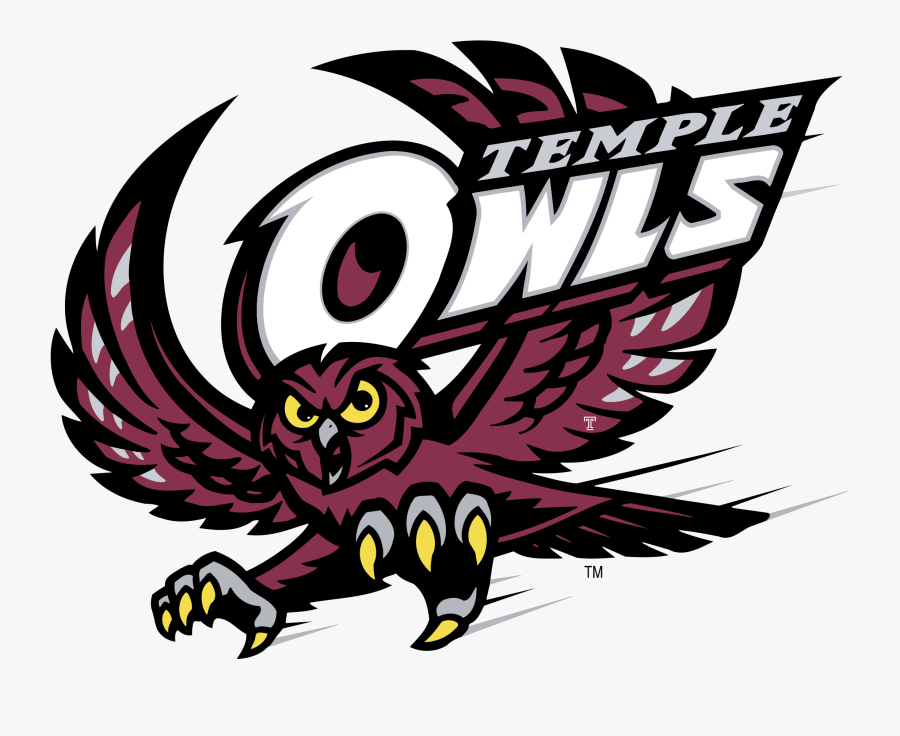 Temple Owls Logo Png Transparent - Temple University Japan Mascot, Transparent Clipart