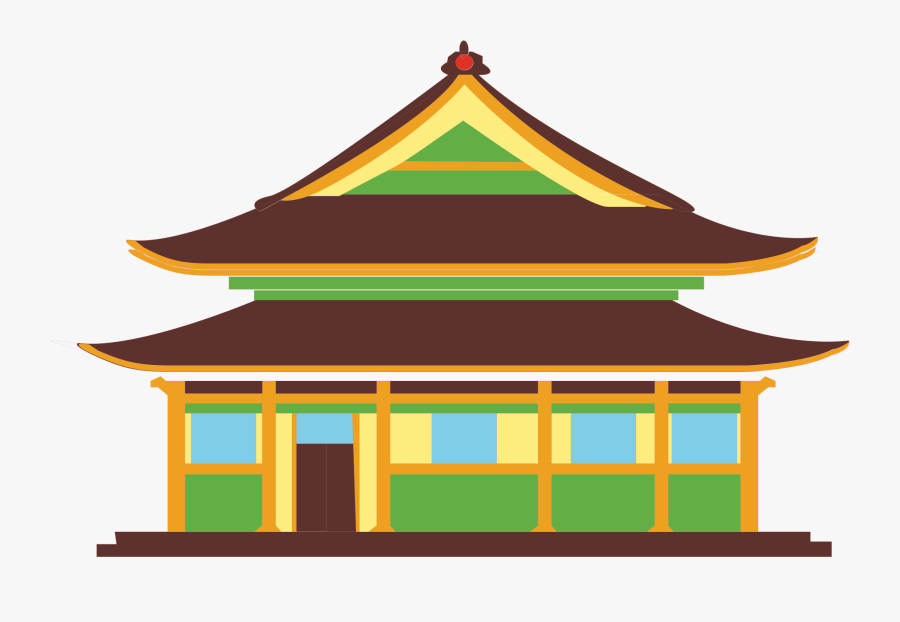 Clipart House Vector - Chinese House Vector Png, Transparent Clipart