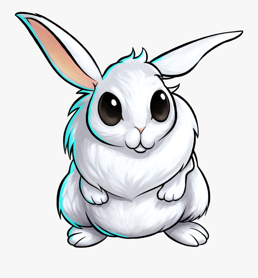 Snow Bunny - Domestic Rabbit , Free Transparent Clipart - ClipartKey