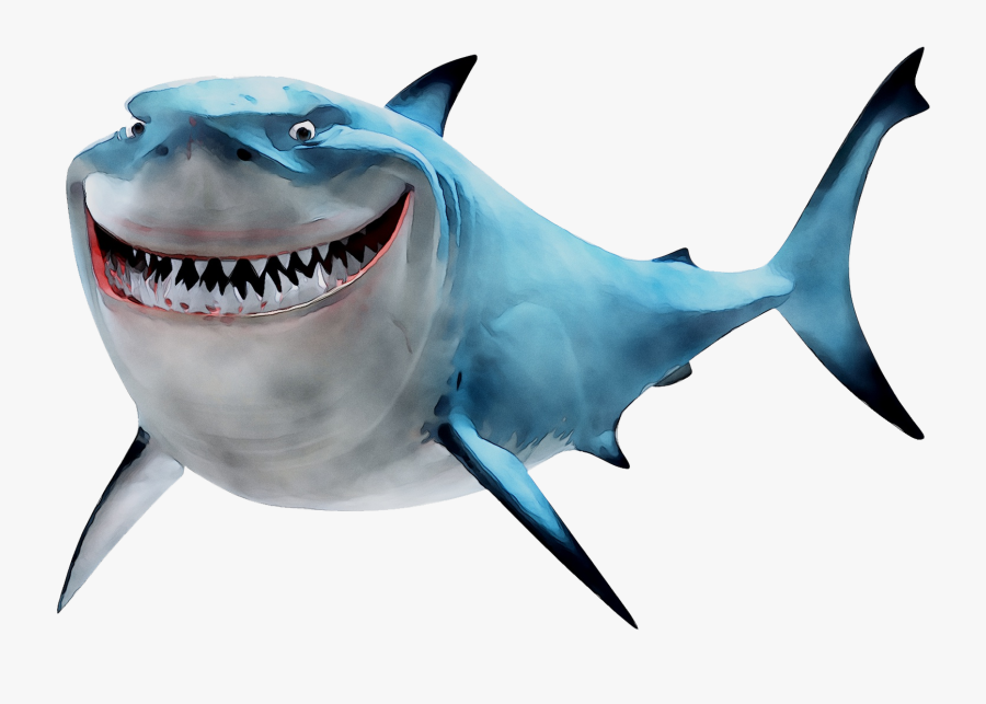 Bruce Great White Shark Portable Network Graphics Finding - Bruce Finding Nemo Transparent, Transparent Clipart