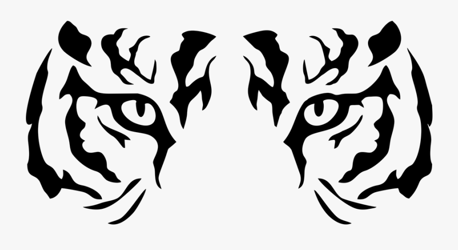 Tiger Eyes Png - Tiger Decal, Transparent Clipart