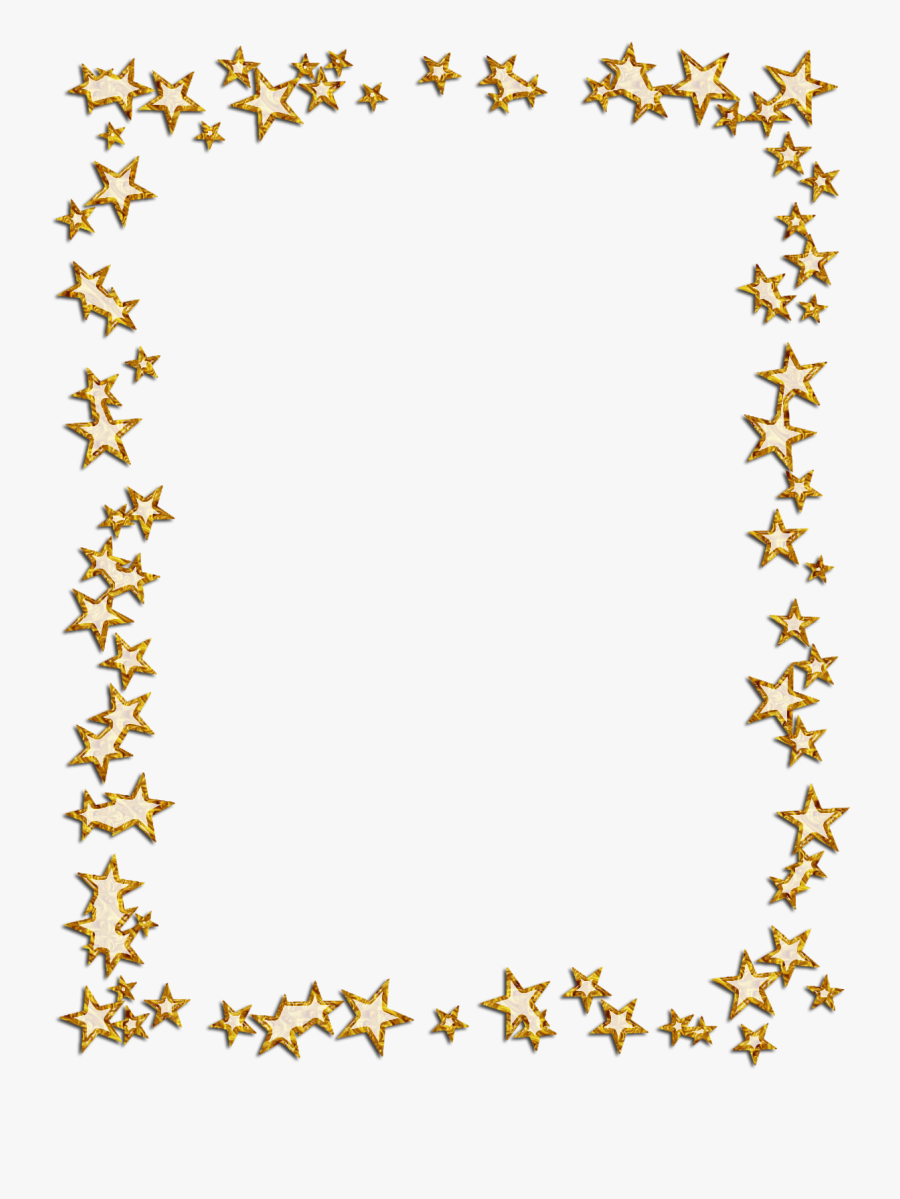 Borders And Frames Picture Frames Star Photography - Transparent Background Star Border, Transparent Clipart