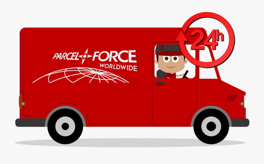 Twin Slot Shelving Parcel Force Logo - Man And Van Service, Transparent Clipart