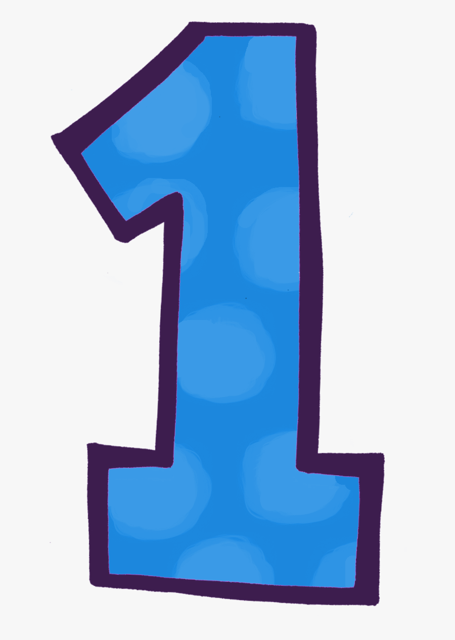 Blue 1 Number, Countdown The Big One Launching Kidlit - Number 1