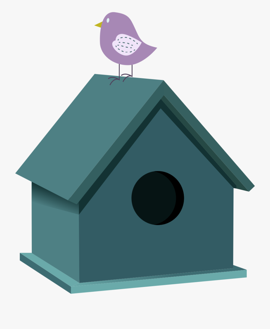 Angle,bird,birdhouse - Bird Housel Clip Art, Transparent Clipart