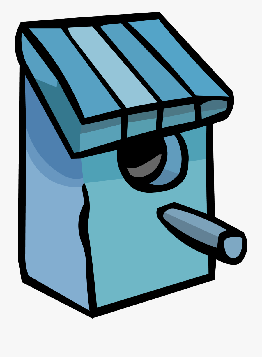 Club Penguin Wiki - Club Penguin Wiki Blue Table, Transparent Clipart