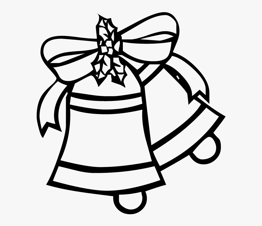 Christmas Bells Outline Png - Christmas Bell Outline Clipart , Free ...