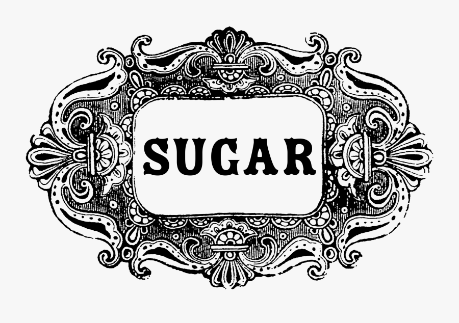 Sugar Labels, Transparent Clipart