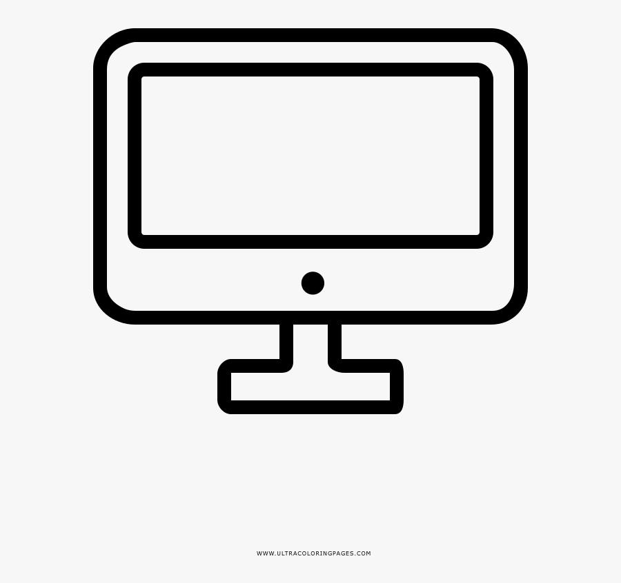 Computer Monitors Drawing - Drawing Monitors Png, Transparent Clipart