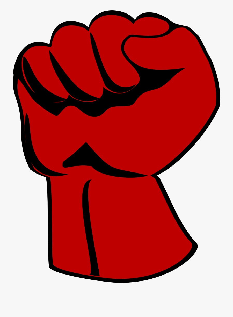 Fist, Angry, Russian, Red, War, Attack, Aggressive - Red War, Transparent Clipart