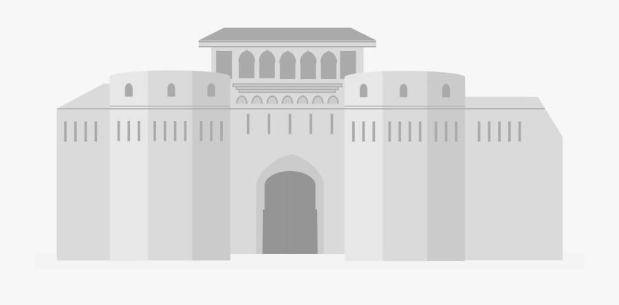 Shaniwarwada Pune, India Clip Arts - Pune Shaniwar Wada Vector, Transparent Clipart