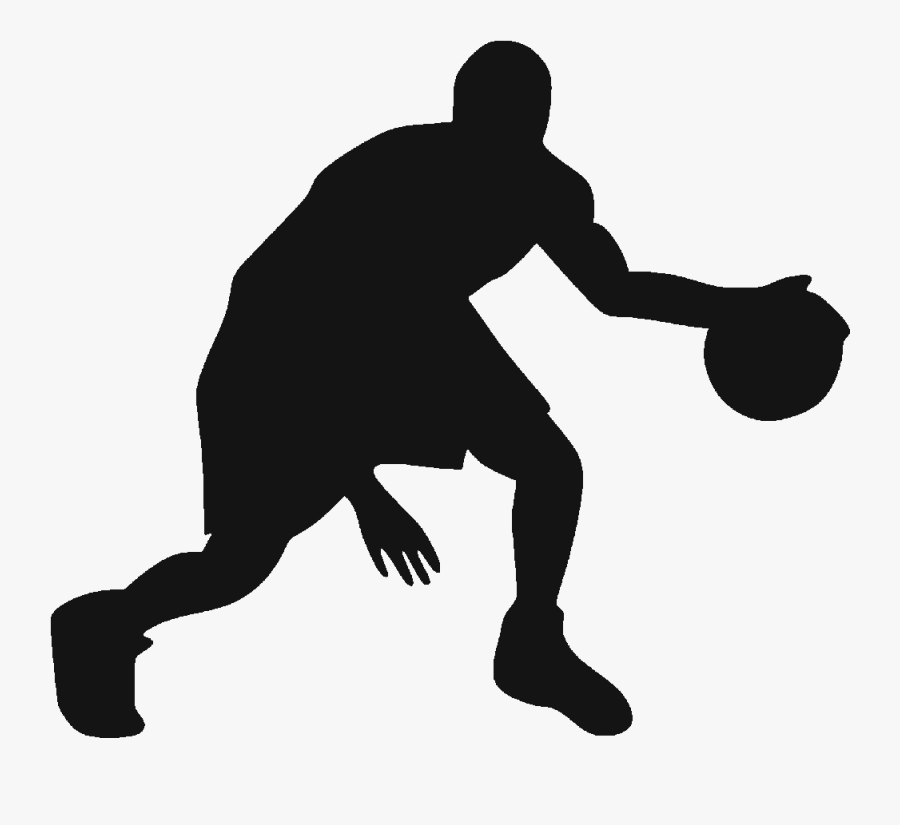 Clip Art Basketball Player Vector Graphics Silhouette - Basketball Player Silhouette Clipart, Transparent Clipart