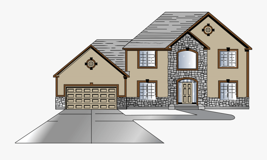 Paint Outside Of House - Drawing Of The Outside Of A House, Transparent Clipart