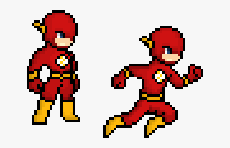 Pixel Art The Flash, Transparent Clipart