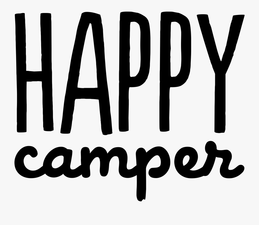Happy Camper Transparent Background, Transparent Clipart