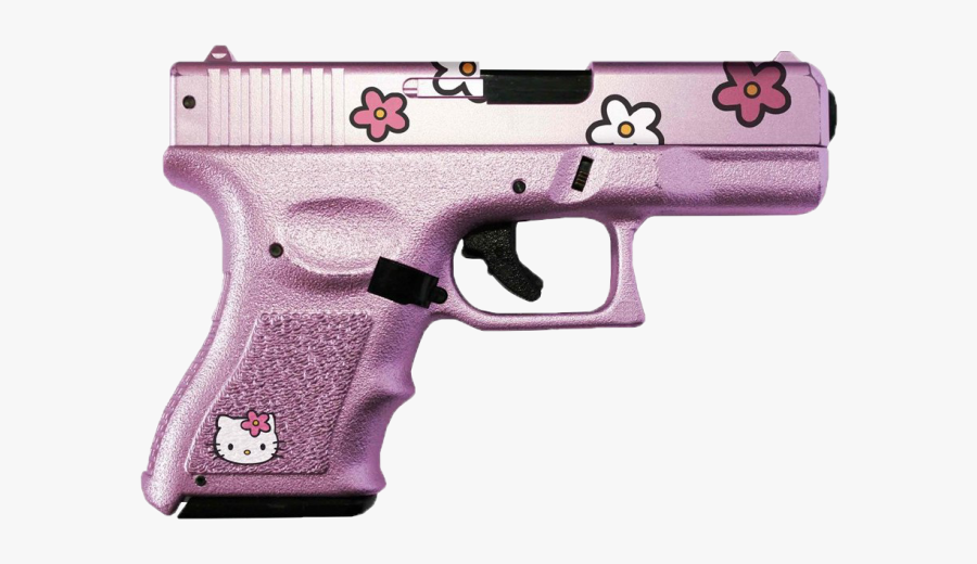 Clip Art Arma De Fuego La - Hello Kitty Glock, Transparent Clipart
