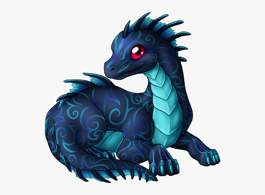 Cute Baby Anime Dragon, Transparent Clipart