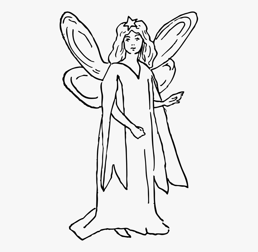 A Character Representing Hope - Malaikat Hitam Putih, Transparent Clipart