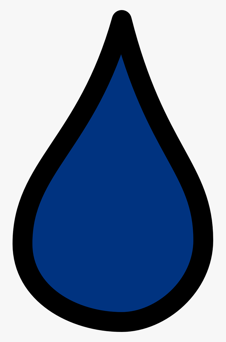 Drop Blue Water Free Picture - Blue Drop Clipart, Transparent Clipart